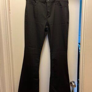 NYDJ Farah Flare Black Jeans